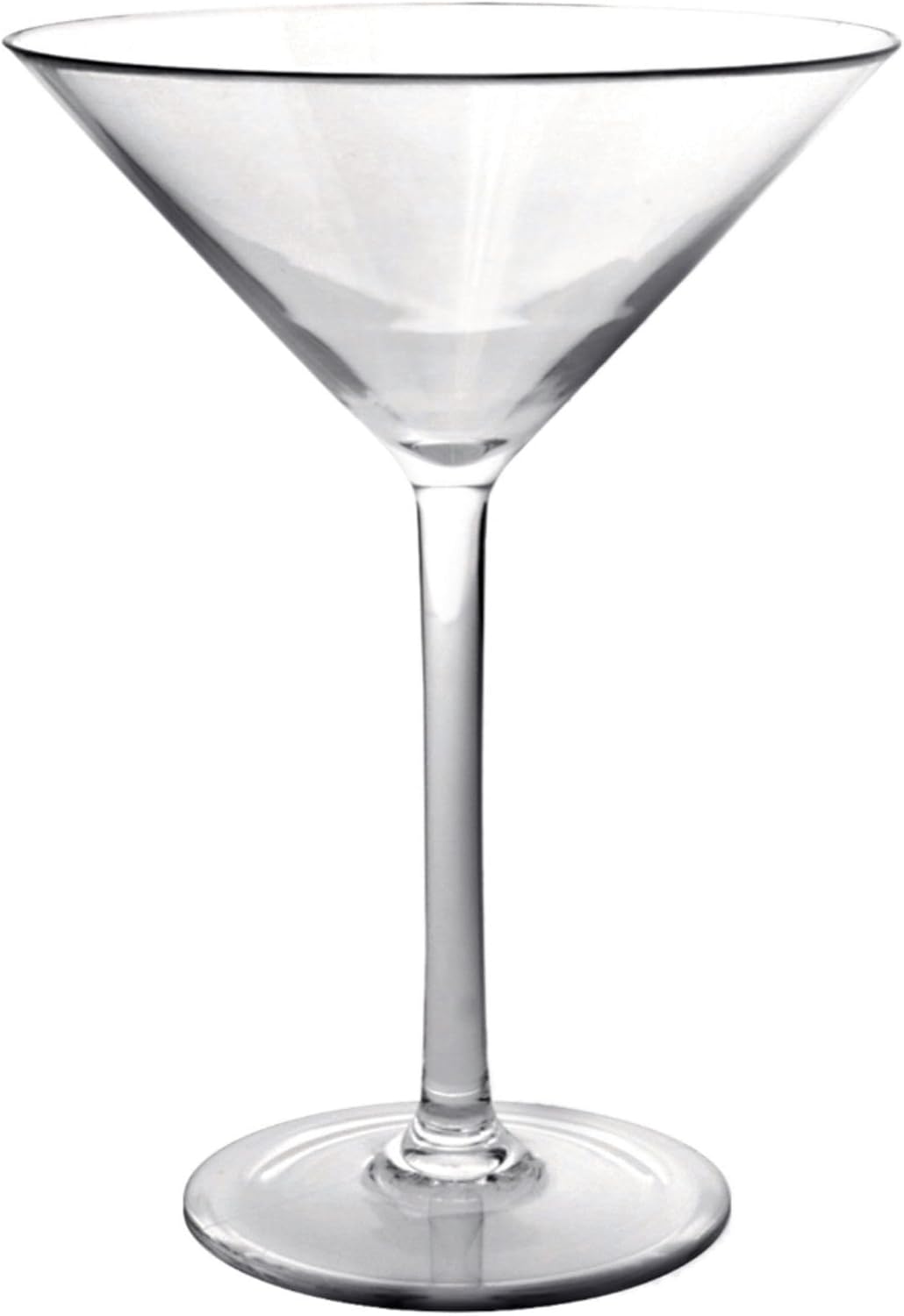 8 oz Martini Glass Polycarbonate Clear Color- Stemware Beverage Plastic Drinking for Bar Martini Cosmopolitan Manhattan Gimlet Pisco Sour Reusable Party Cup Drinkware