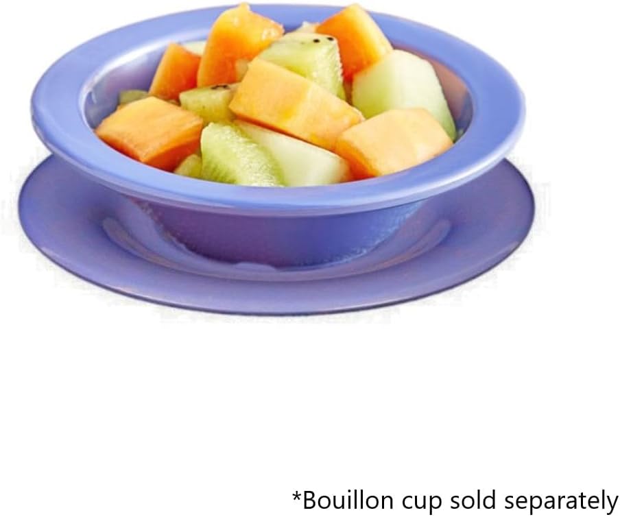 5-1/2” Saucer Melamine Set of 12 for Bouillon Cup/Salad Bowl - Dishwasher Safe Break-Resistant Appetizer Dessert Plates Coffee Cup Saucers Drinkware Home Cafe