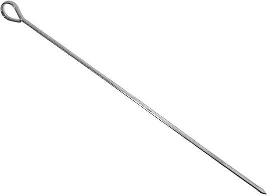 Stainless Steel Skewers Set of 12 - Wide Reusable Stainless Steel Barbecue Skewers BBQ Skewers Kebab Sticks Skewers for Grilling Meat Shrimp Chicken Vegetable Outdoor Cooking