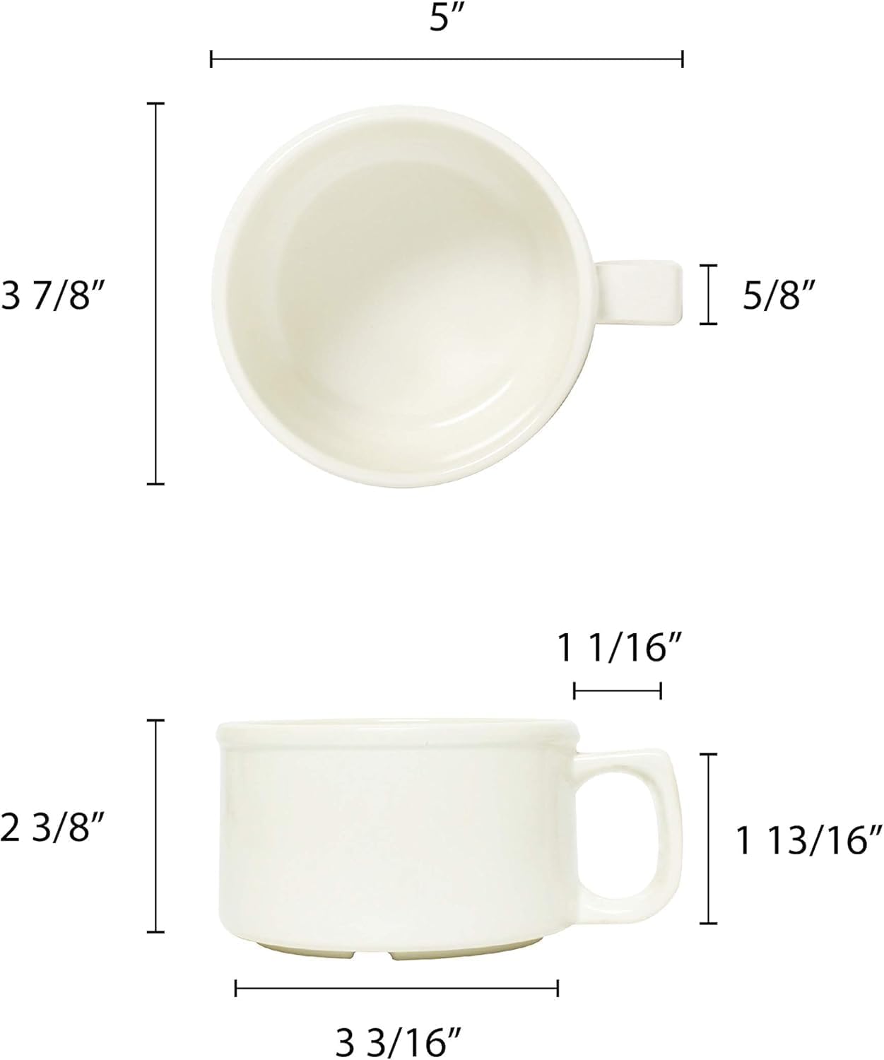 10 oz Soup Mug Melamine Set of 12- Dishwasher Safe Break-Resistant Coffee Cup Set Reusable Plastic Mug for Soups Latte Cappuccino Cocoa Hot Tea Home Cafe Restaurants