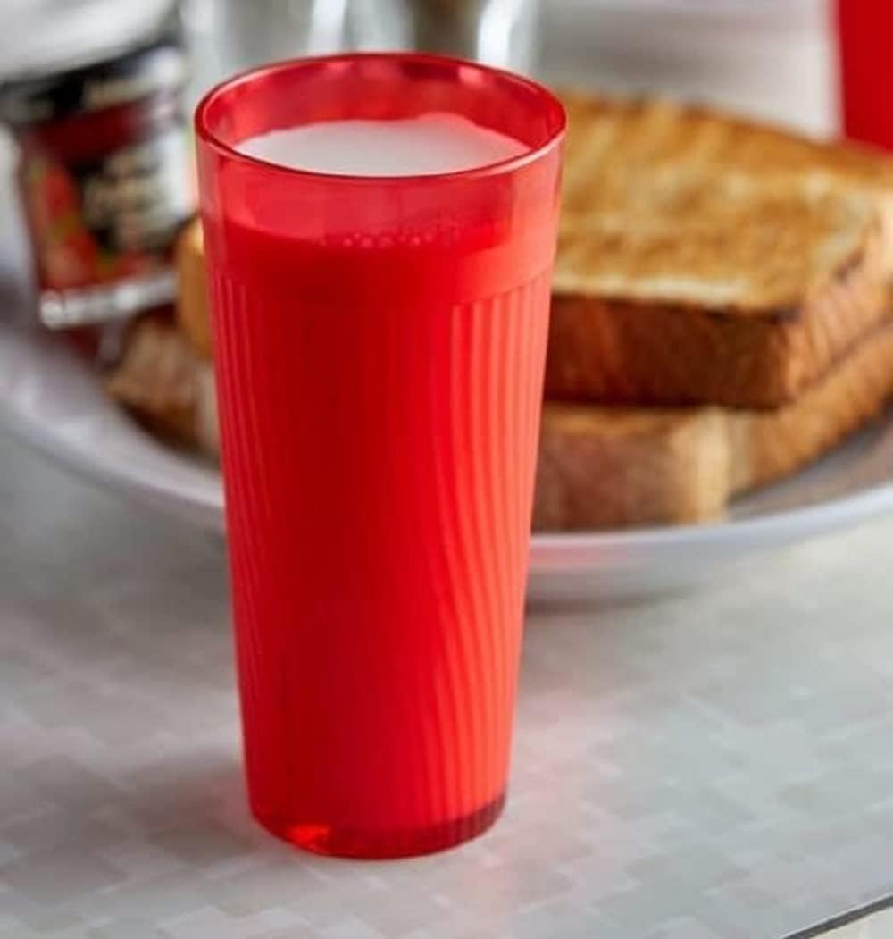 Belize Tumbler/Drinking Cups Green Polycarbonate Set of 12 - Premium Iced Tea Glasses Stackable Reusable Drinking Glasses Dishwasher Safe Break-Resistant for Home Restaurants