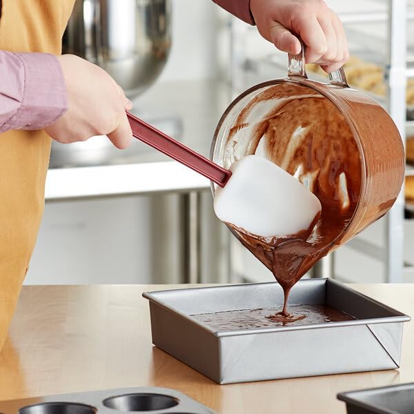 Spatula Scraper - with Handle High Temperature Resistant Spatula Scraper Baking Spatula Food Scraper for Cooking Baking Mixing Frosting Kitchen Utensil