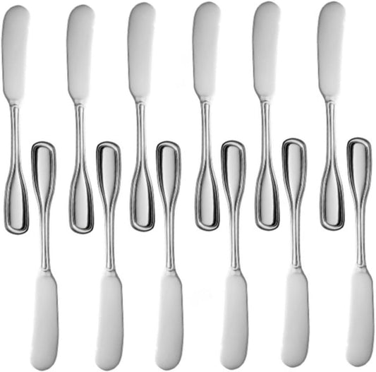 Simplicity Stainless Steel Set of 12- Silverware Flatware Cutlery Kitchen Tableware Set for Home and Restaurant