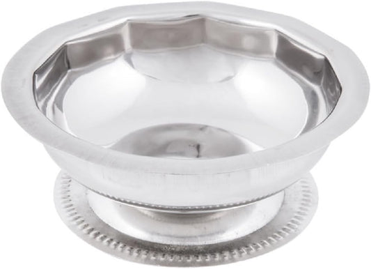 Stainless Steel Footed Sherbet Dish Mirror Finished Set of 2- Ice Cream Cups Dessert Bowls Perfect for Dessert Sundae Ice Cream Fruit