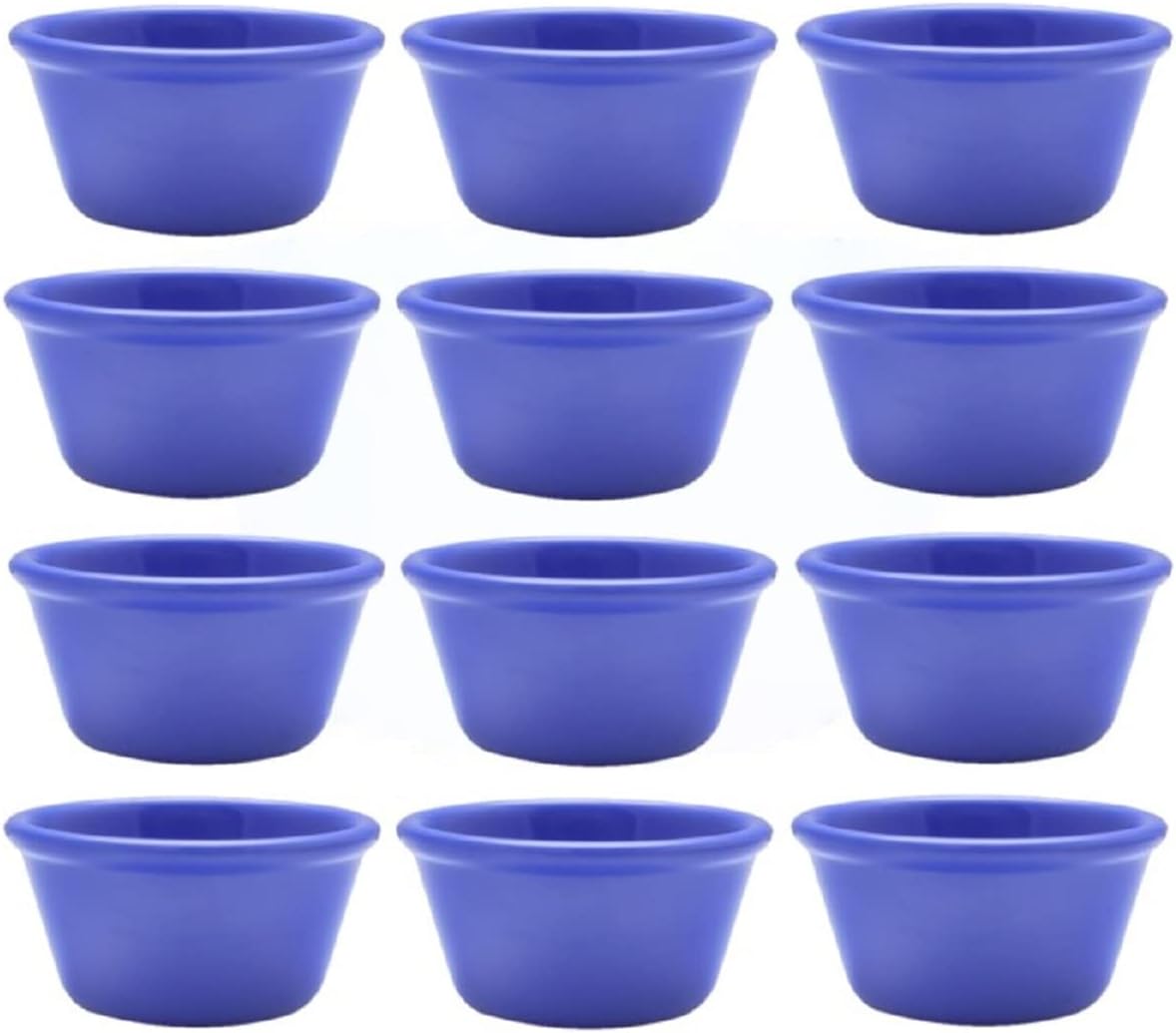 Smooth Ramekin Melamine - Plastic Ramekin Dipping Sauce Cup Portion Dipping Sauce Cups Individual Condiment cups For Catering Kitchen Restaurant