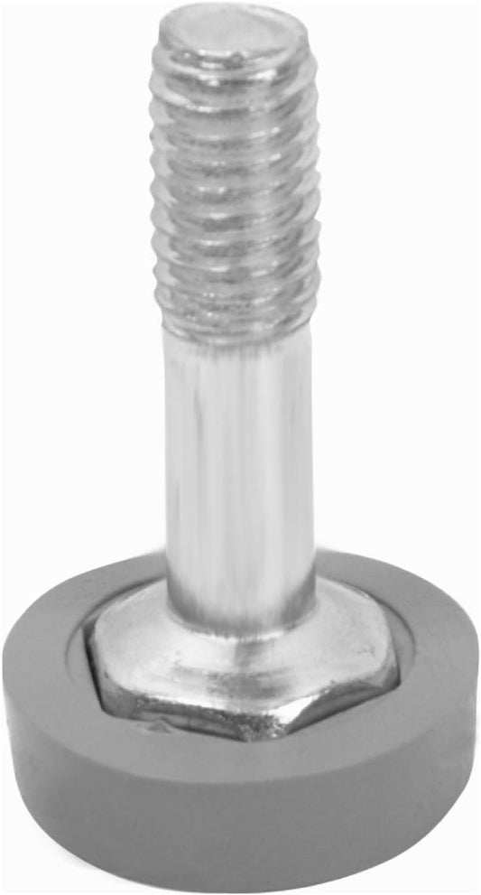 Set of 4 Decorative 1” Leveling Foot with Polyethylene Foot- Leveling Foot Plate for Wire Shelf System