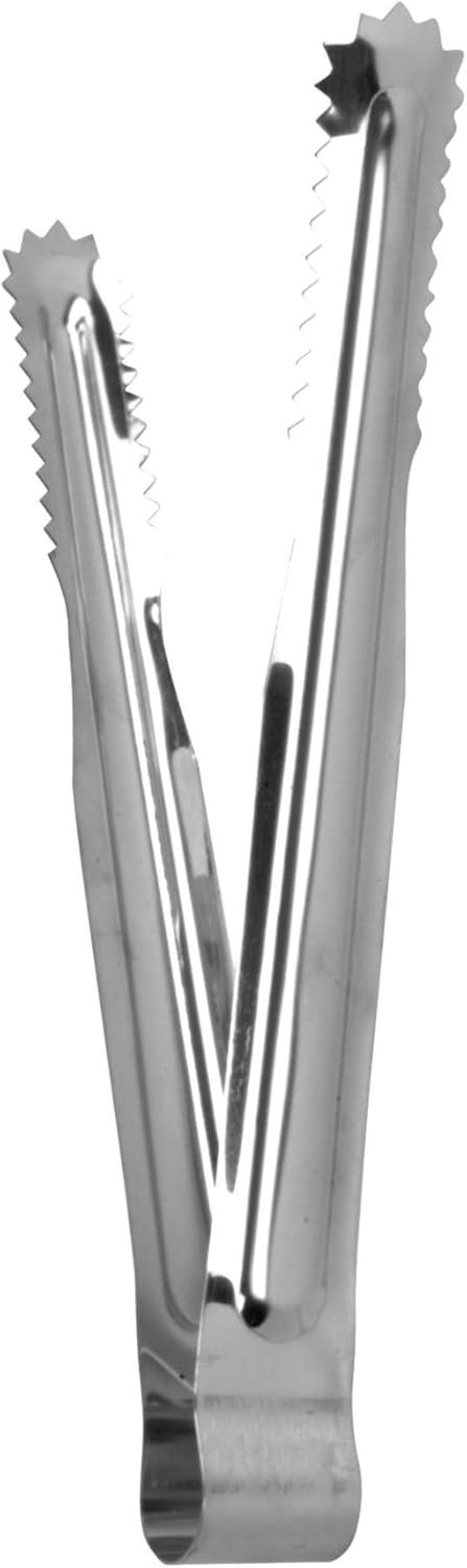 Stainless Steel Bread Tong Set of 12- Serving Tongs Bread Tongs Strong Grip for Grabbing Food Premium Stainless Steel Tongs for Serving Cooking Grilling Barbecue BBQ Buffet