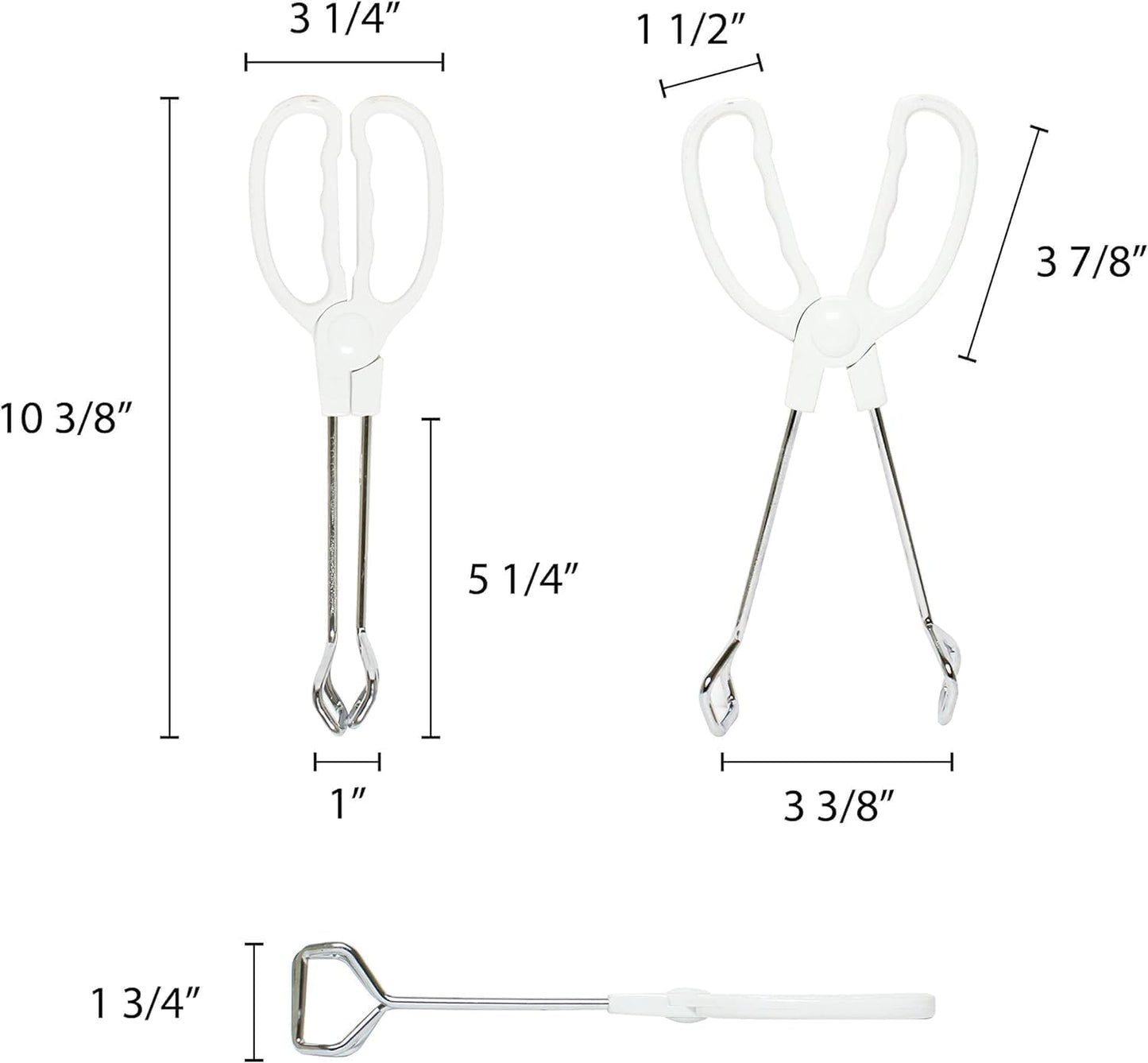Scissor Tong Iron Plated Heavy-Duty- Food Tongs Buffet Party Catering Serving Tongs Food Serving Tongs Salad Tongs Cake Tongs Bread Tongs Kitchen Tongs