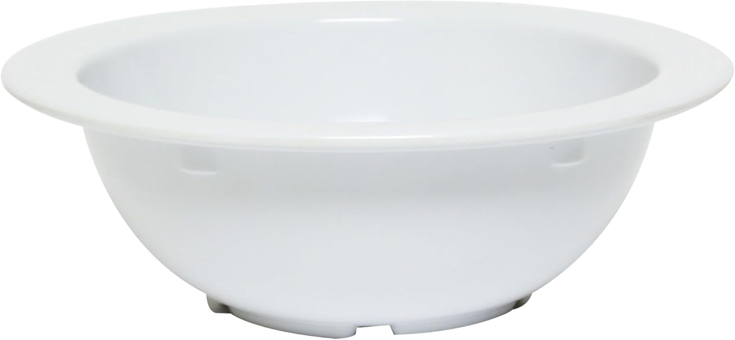 Grapefruit Bowl White Color Melamine Set of 12- Dishwasher Safe Break-Resistant Reusable Bowls Serving Bowl Soup Bowls Dessert Bowls for Fruits Salad Kitchen Restaurants