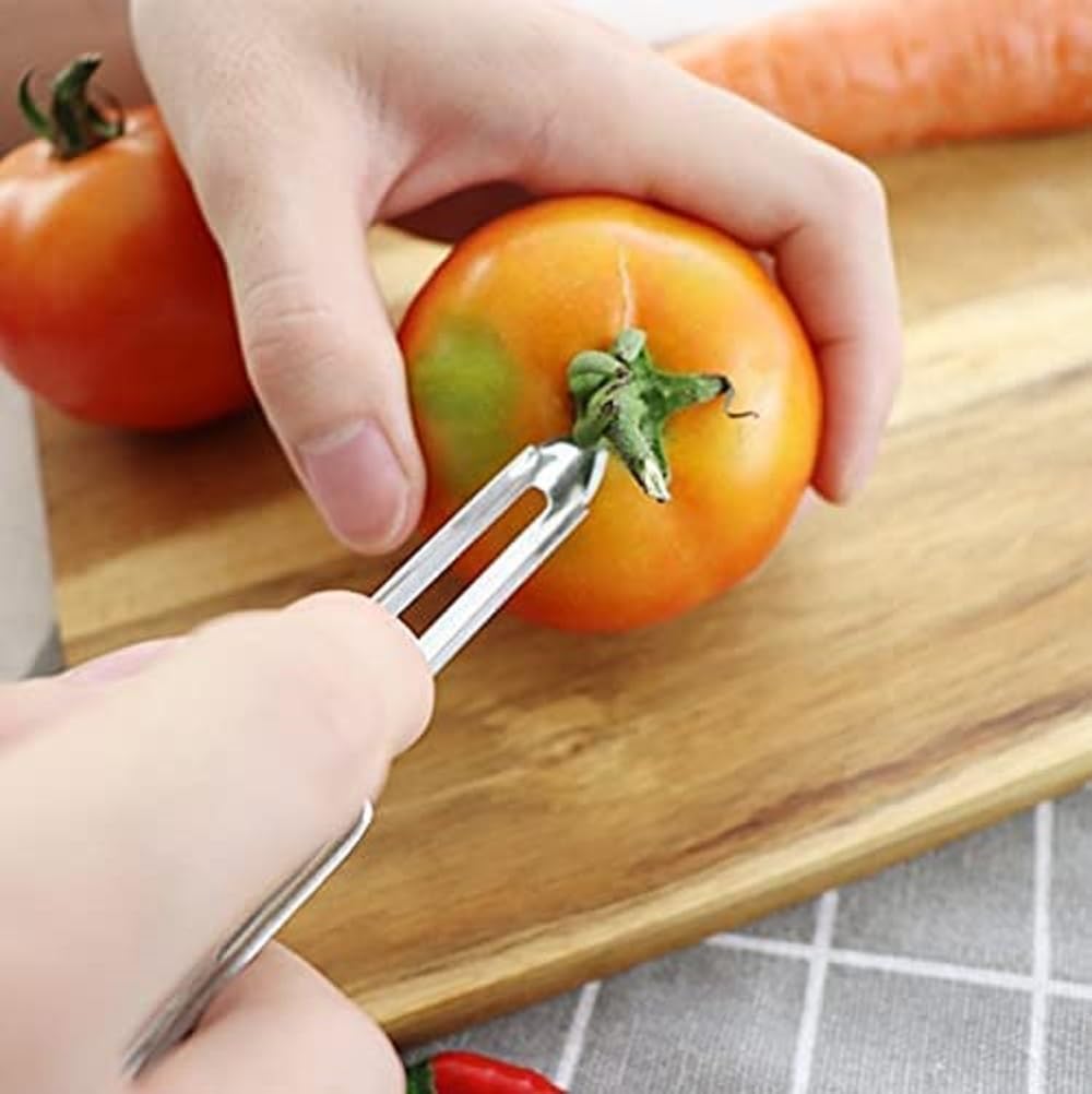 6" Vegetable Peeler Stainless Steel with Iron Handle - Peelers for Fruit Veggie Potatoes Carrot Cucumber Vegetable Fruit Peelers for Kitchen Home Restaurants
