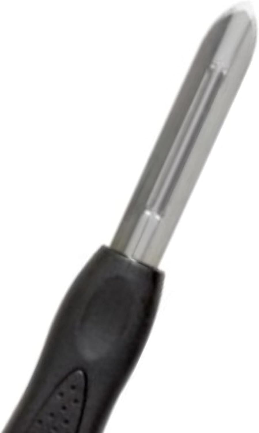 7-1/2” Stainless Steel Peeler with Double Edge Blade Black Color Grip- Ultra Sharp Kitchen Food Peelers Vegetable Peeler Easy Peeling Peel Vegetables Apple Potato Comfortable Handle