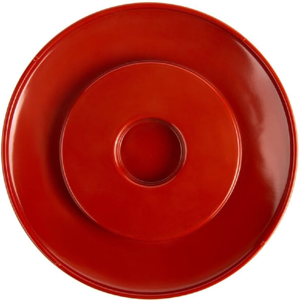 8-1/4” Deep Divided Server Lid Only Melamine Set of 12- Dishwasher Safe Break-Resistant Serving Platter Serving Plates Portion Plates for Dinner Home Kitchen Restaurants