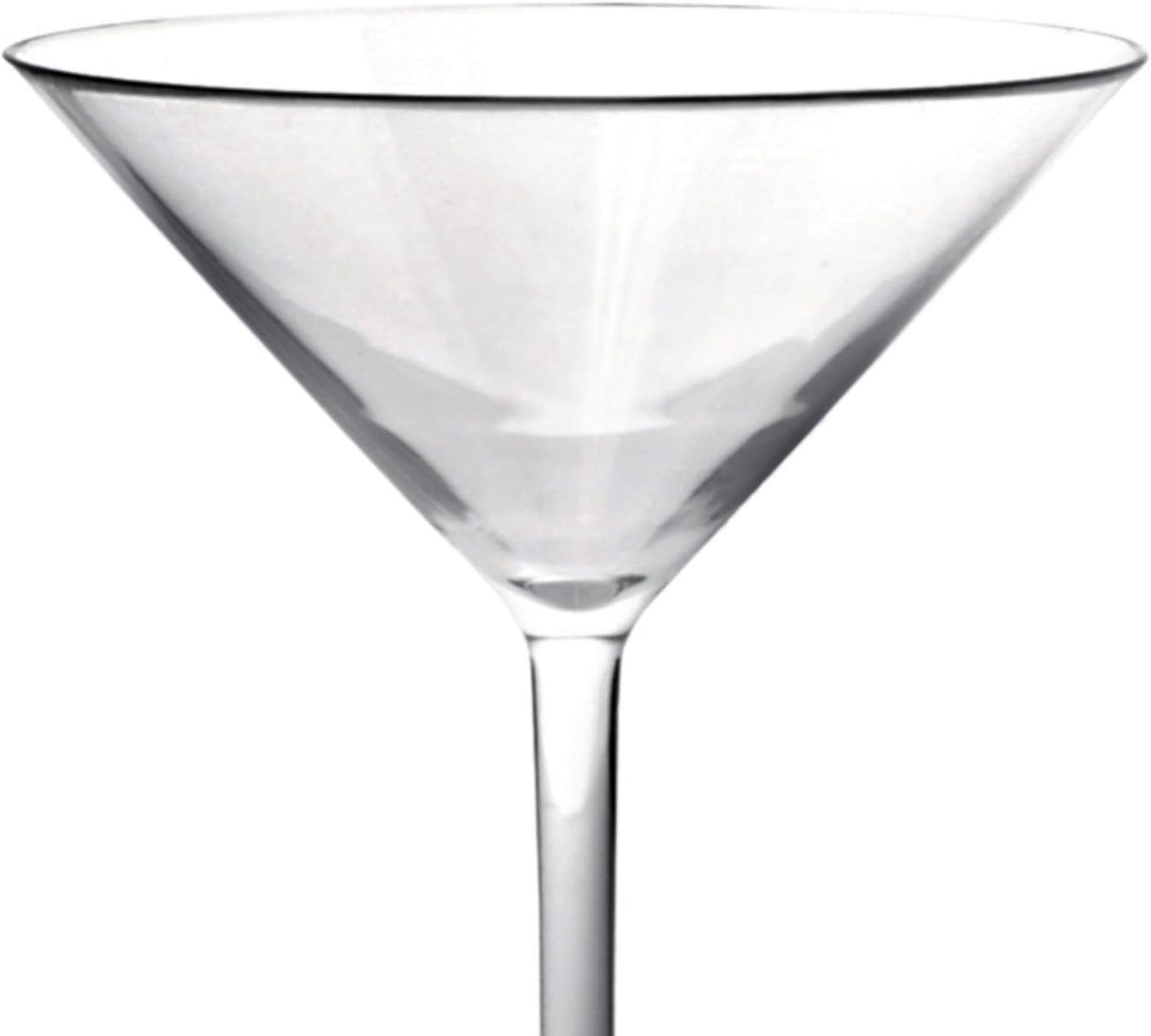 8 oz Martini Glass Polycarbonate Clear Color- Stemware Beverage Plastic Drinking for Bar Martini Cosmopolitan Manhattan Gimlet Pisco Sour Reusable Party Cup Drinkware