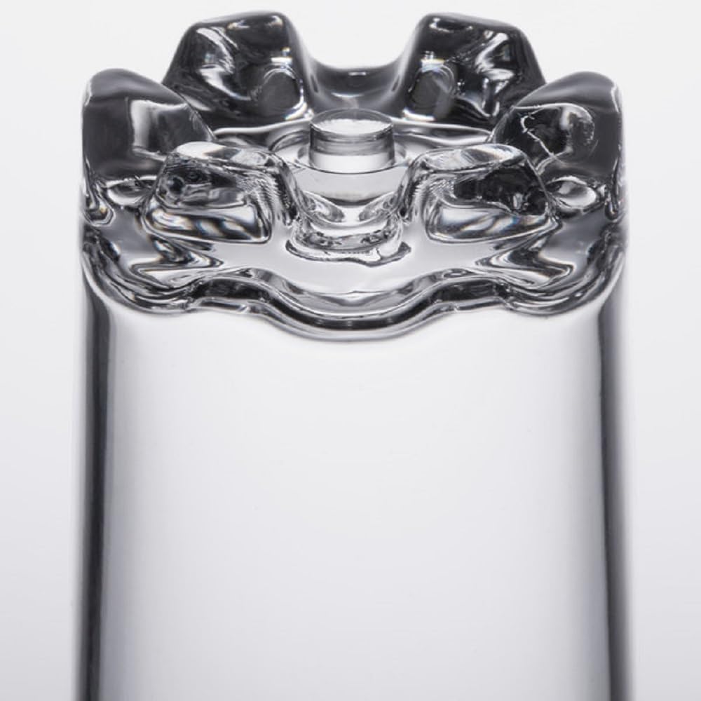 Classic Tumbler Polycarbonate with Footed Heavy Base Clear Color- Highball Drinking Glass Clear Tall Glass Cup Water Glass Mojito Glass Cup Cocktail Glass