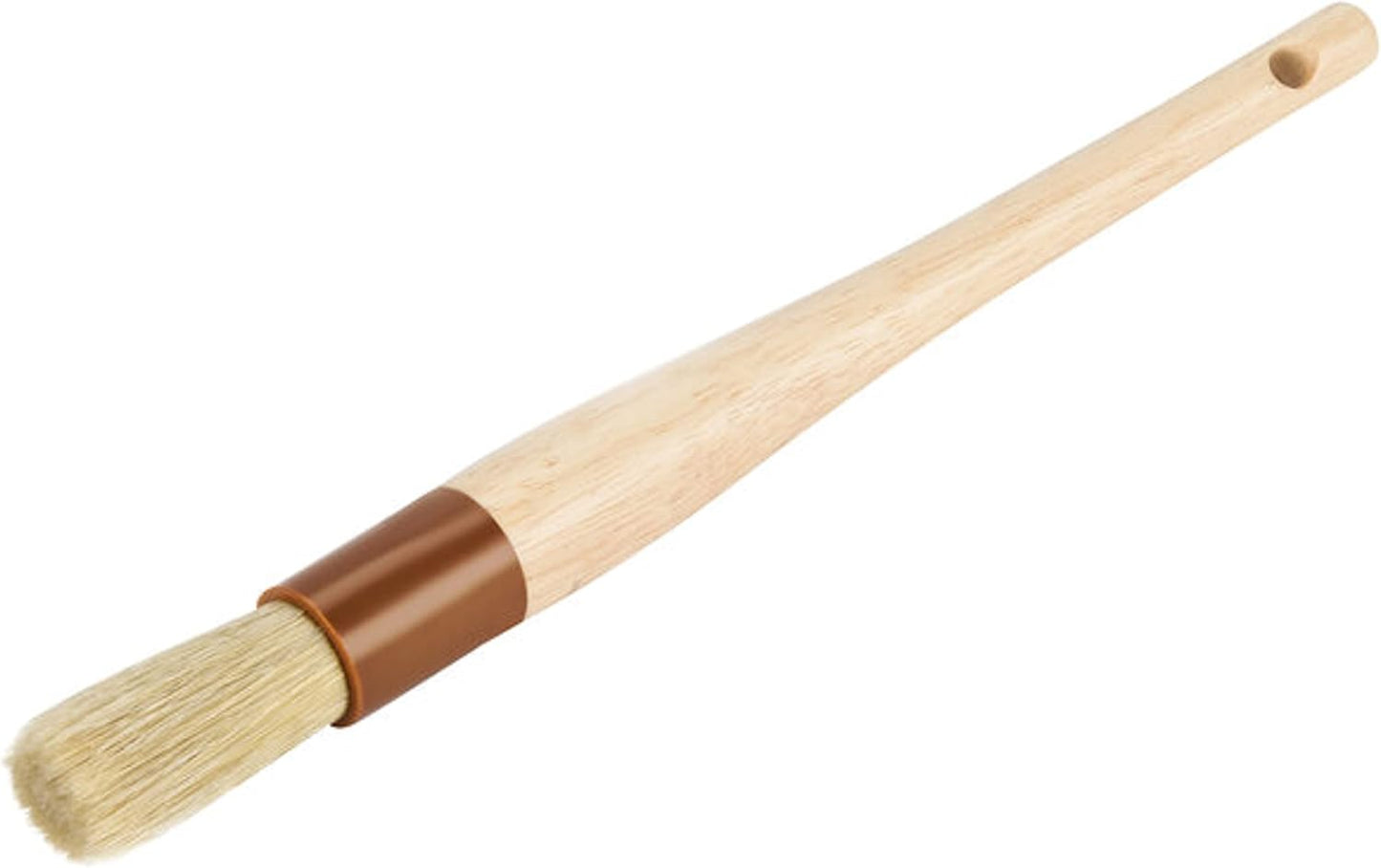 Pastry Brush Bristles with Wooden Handle - Basting Pastry Brush Culinary Oil Brush for Barbecue Butter Grill BBQ Sauce Baster Marinade Kitchen Food Cooking Brush