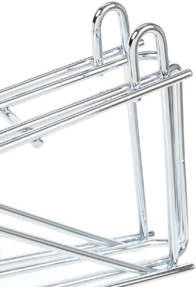 Double Shelf Support Direct Wall Bracket - Shelves Support Wire Shelf Bracket for Pantry Kitchen Home Wire Shelf Bracket Wire Storage Racks Wall Mount Shelf