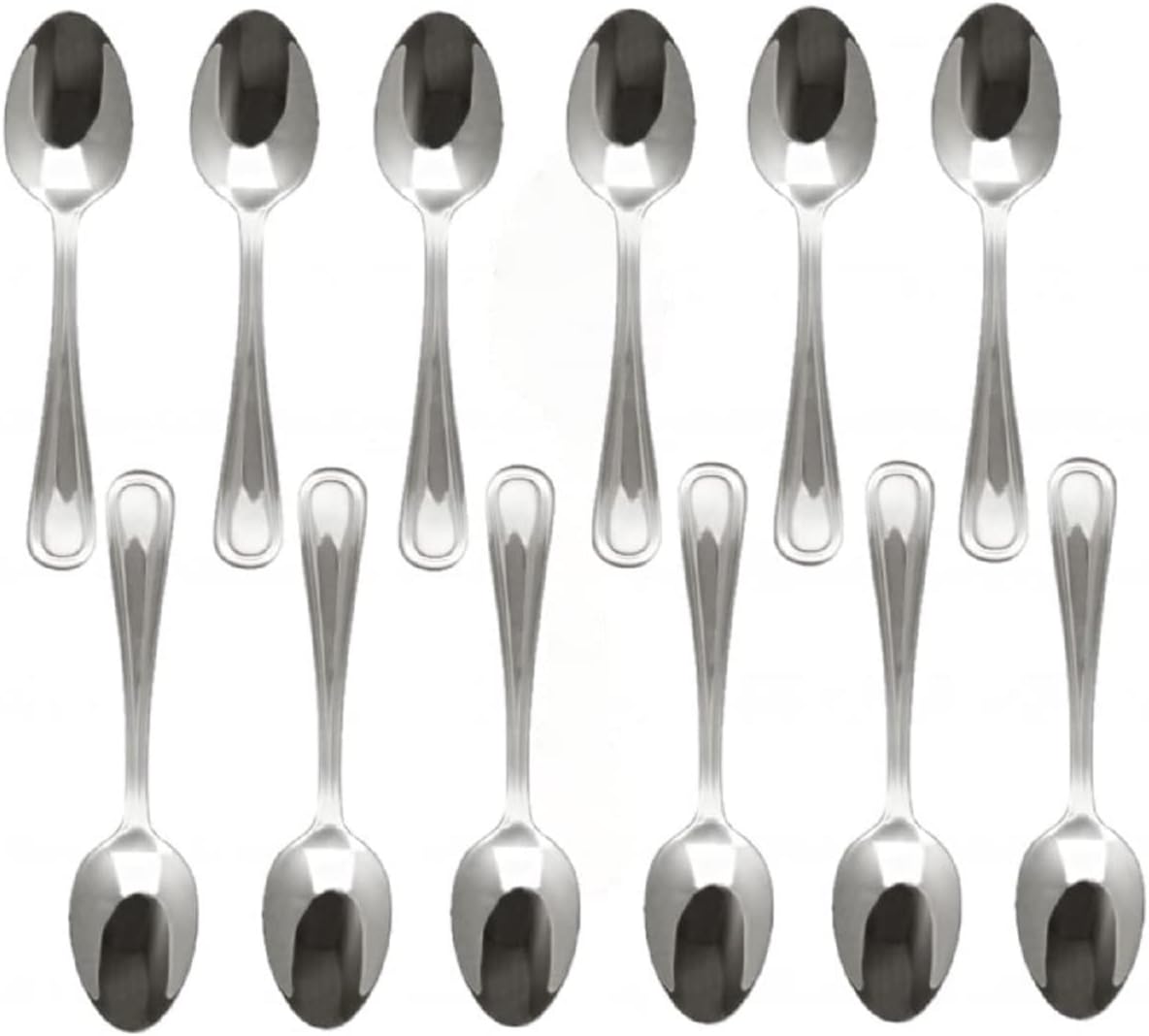 Atlantic Set of 12- Stainless Steel Flatware Silverware Cutlery Kitchen Tableware Set for Home and Restaurant