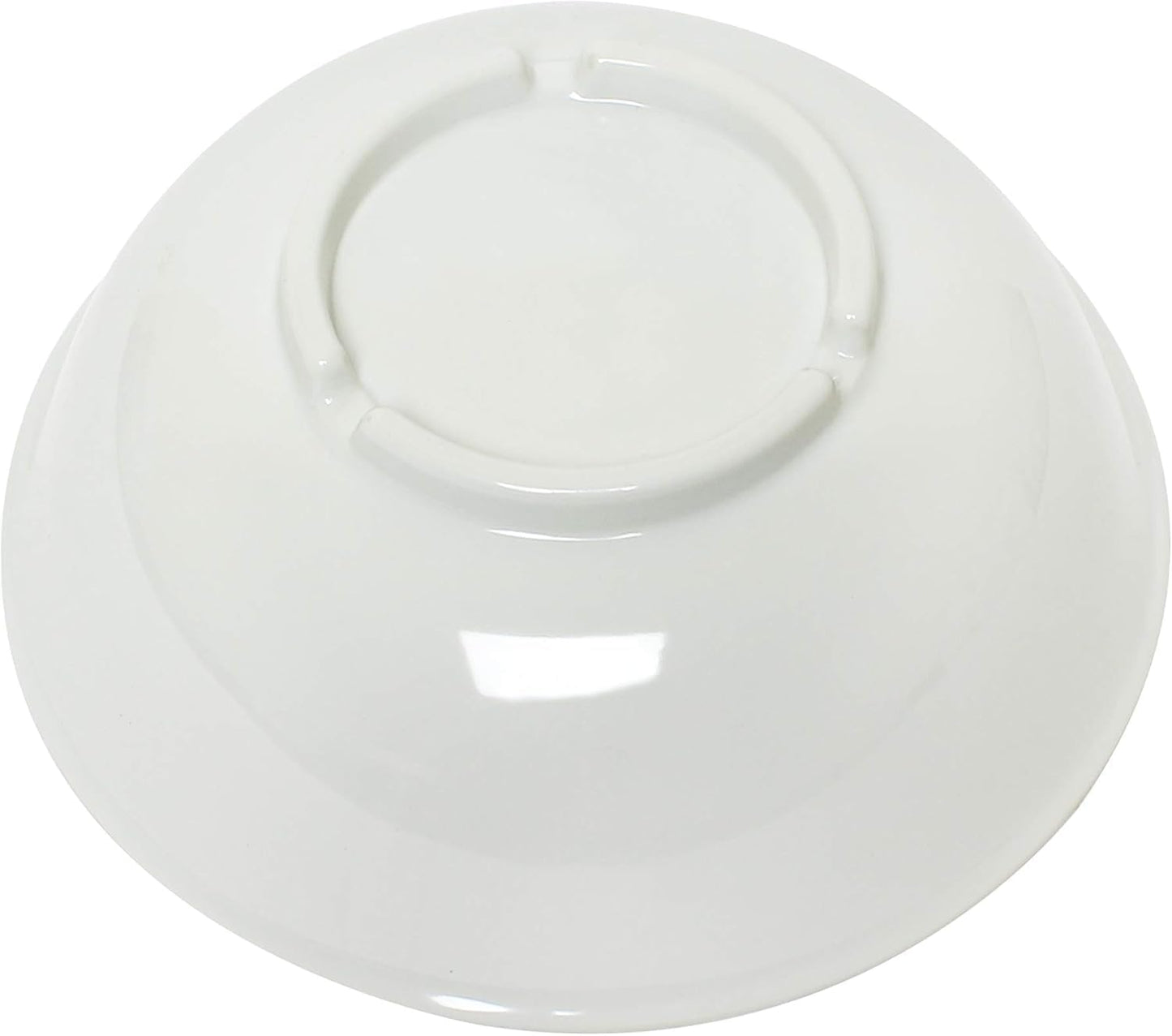 Graham Dinnerware Salad Bowls Melamine Set of 12- Dishwasher Safe Break-Resistant Reusable Bowls Serving Bowl Soup Bowls for Fruits Salad Kitchen Restaurants