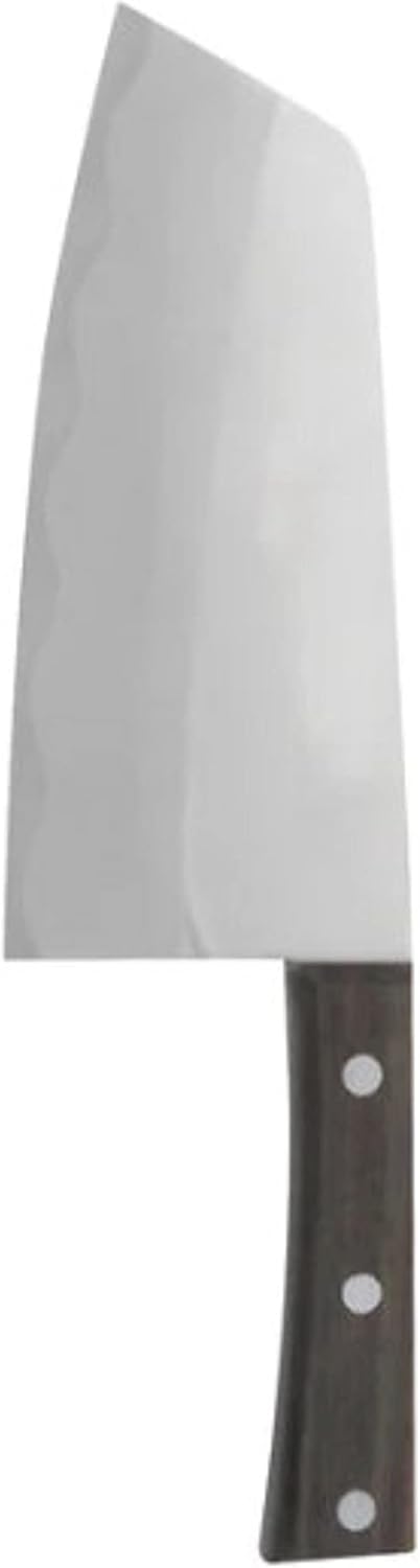 11” Stainless Steel Cleaver with Riveted Wood Handle- Sharp knife Chopper Butcher Knife Heavy Duty Butcher Knife Chopper for Chef Meat Cutting for Home Kitchen and Restaurant