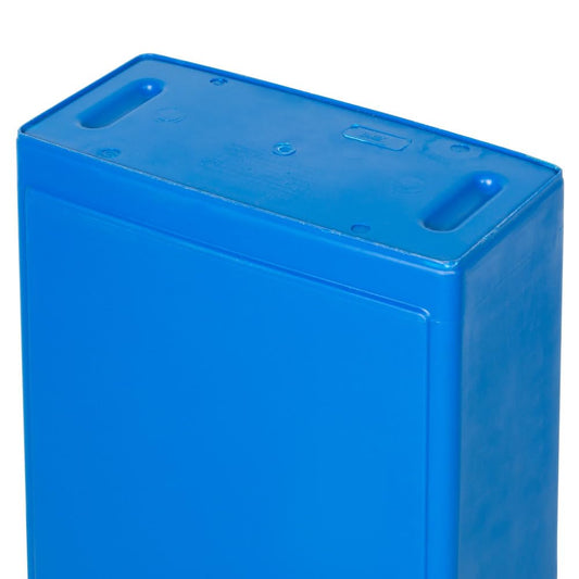 23 Gallon Recycle Trash Can Blue Color- Wastebasket Garbage Bin Lid Recycling Bin Cover Kitchen Bathroom Bedroom Office Trash Can