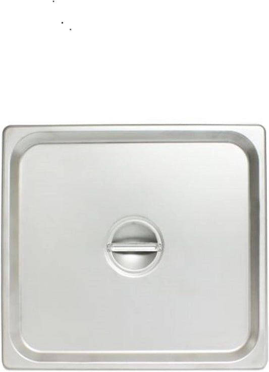 Stainless Steel Anti-Jamming Steam Pan Cover 24 Gauge- Chafing Anti-Jam Steam Table Pan Lid Catering Metal Food Pan Cover for Restaurant Family Events Personal Catering