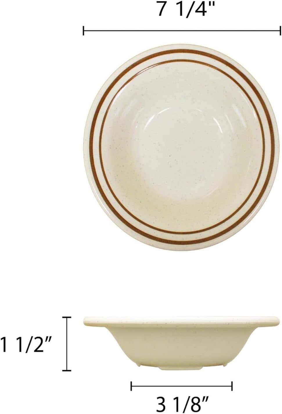 Arcadia Salad Bowls Set of 12- Dishwasher Safe Break-Resistant Dinnerware Small Bowls Bowls For Dipping Salad Fruit Snack Side Dishes Home Restaurants