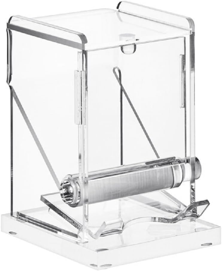 3-5/8" x 3-3/4" x 4-7/8" Acrylic Toothpick Dispenser Easy lift top for refills Clear Color- Toothpick Holder Reusable Toothpick Holder Dispenser for Home Kitchen Restaurant
