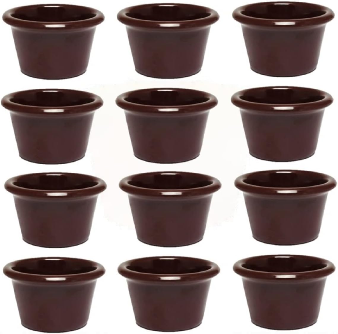 Smooth Ramekin Melamine - Plastic Ramekin Dipping Sauce Cup Portion Dipping Sauce Cups Individual Condiment cups For Catering Kitchen Restaurant