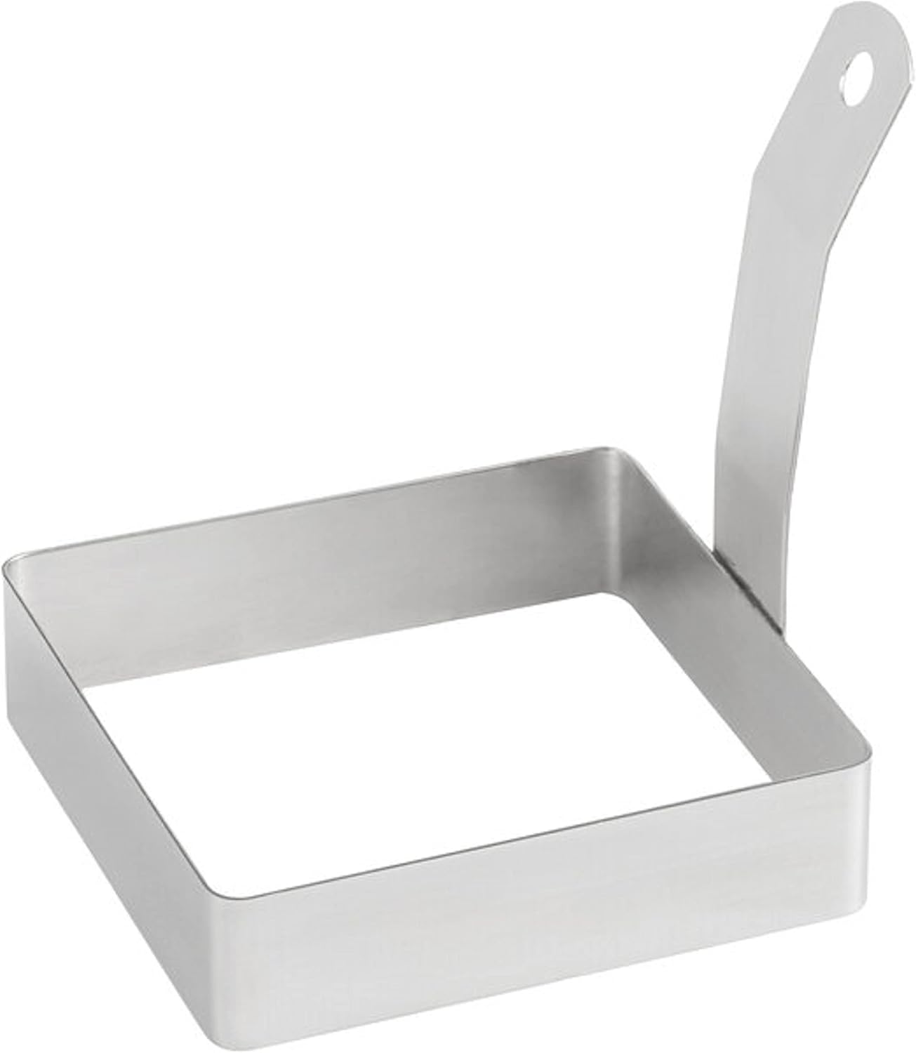 4”x 4” Stainless Steel Square Egg Ring- Ring Mold Shaper Egg Cooking Rings Pancake Mold Frying Eggs and Omelet Egg English Muffins Pancake Cooking Griddle