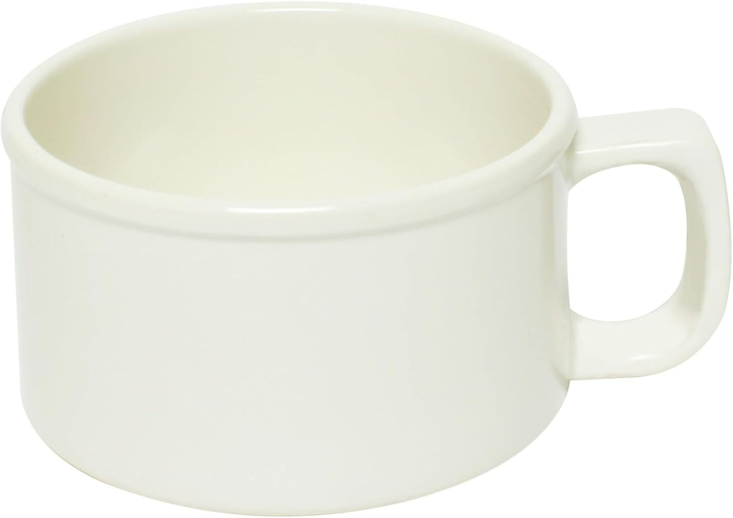 10 oz Soup Mug Melamine Set of 12- Dishwasher Safe Break-Resistant Coffee Cup Set Reusable Plastic Mug for Soups Latte Cappuccino Cocoa Hot Tea Home Cafe Restaurants