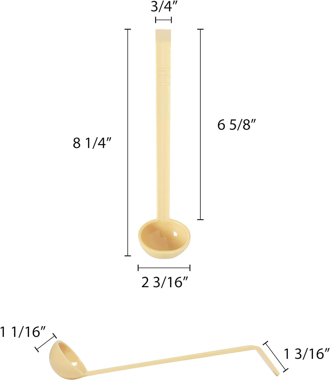 Kitchen Ladle Polycarbonate - Sauce Ladle Serving Ladle for Stirring Portioning Serving Soups Chili Stew in Restaurants Home Best Serving Kitchen Accessories