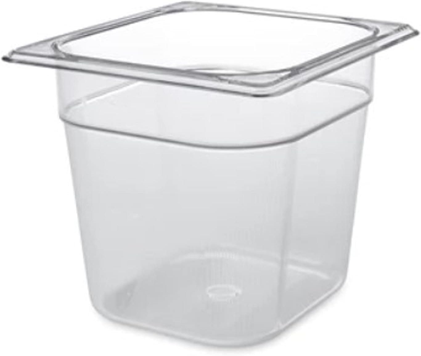 Deep Food Pan Polycarbonate - Food Storage Containers Commercial Hotel Plastic Food Pans Catering Buffets and Restaurants for Fruits Vegetables Beans Corns