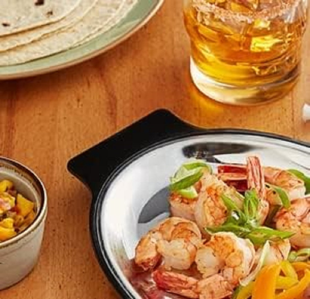 11-5/8" x 8" Oval Stainless Steel Sizzling Platter - Sizzler Platter Serving Platter Large Sizzling Platter Serving Tray Perfect for Meats Steak Fish And Vegetables