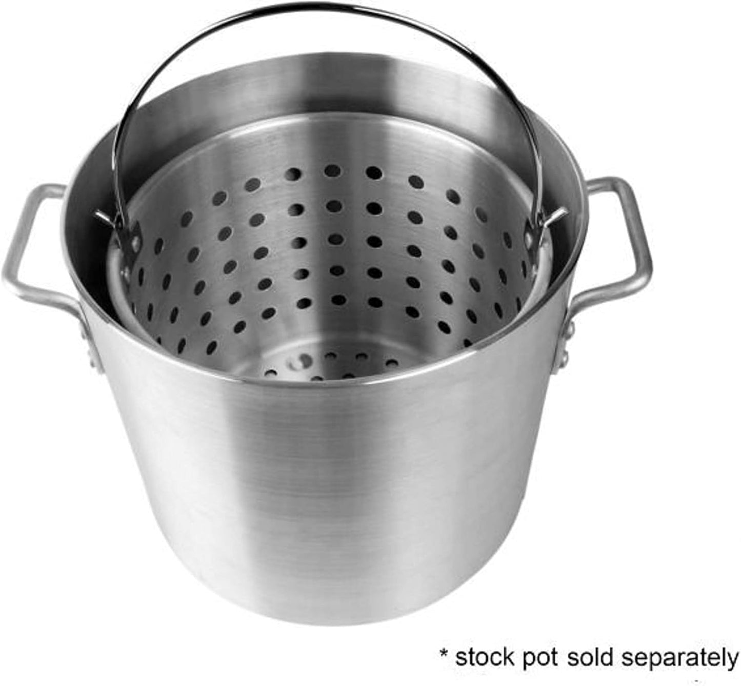 Aluminum Steamer Basket Stock Pot - Steamer Cookware Steamer Basket Insert Steamer Basket Steamer Insert for Veggie Fish Seafood Cooking