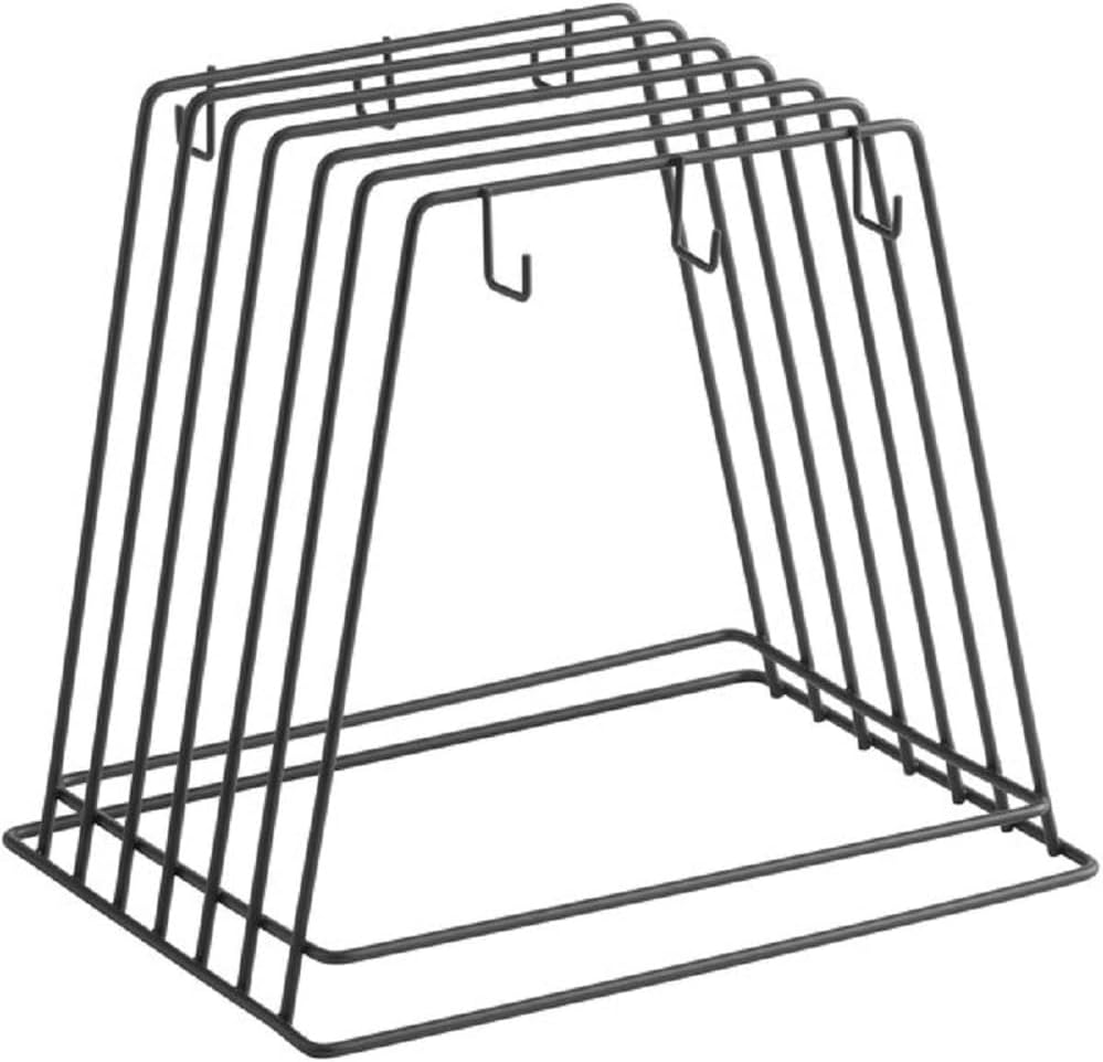 24" x 18" x 1/2" Heavy Duty Wire Frame Cutting Board Rack (Fits) 6 Boards and 6 Brushes Cutting Board- Storage Cutting Board Rack Chopping Board Organizer Stand Holder Kitchen