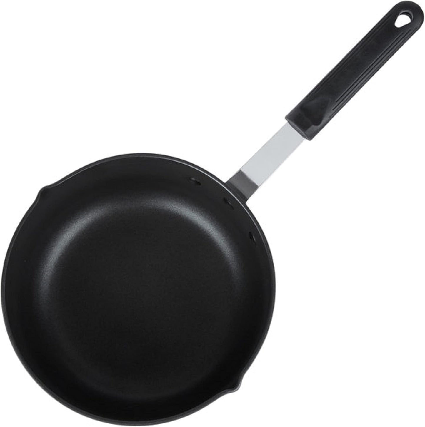 Non-Stick SaucePan Anodized Aluminum with Pour Spout Black Cool Handle Sleeve- Multipurpose use Cooking Sauce Pan Cookware Cooking Pot for Home Kitchen Restaurant