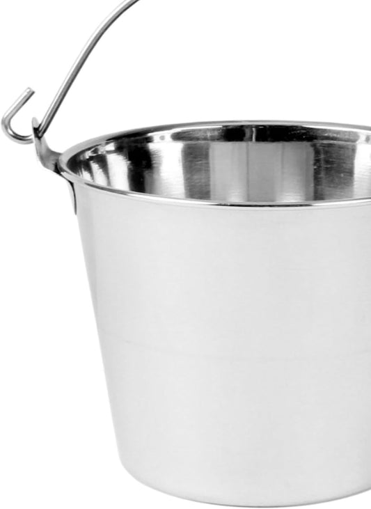 Stainless Steel Pail Balti- Food Buffet Server for Fruit Vegetable Appetizer Fries Entrees Party Snack Buffet Chips Indian Dishes Serve ware for Vegetable and Curries