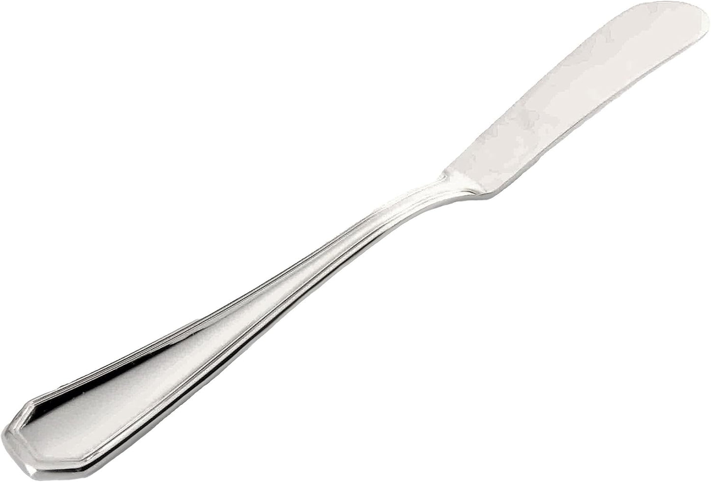 Wilshire Stainless Steel Set of 12- Stainless Steel Silverware Flatware Cutlery Kitchen Tableware Set for Home and Restaurant for Soup Spoons Round Spoons