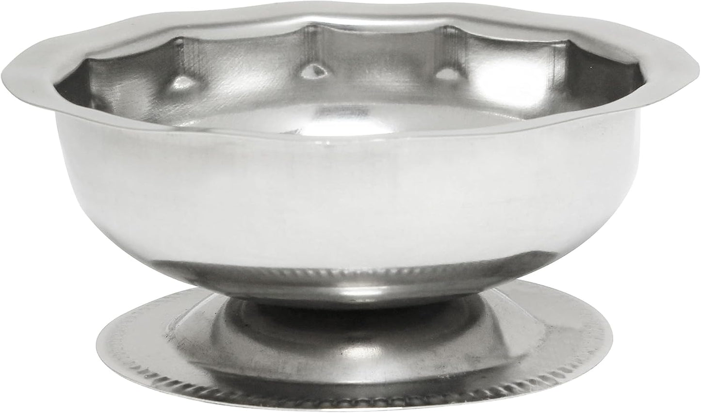 Stainless Steel Footed Sherbet Dish Mirror Finished Set of 2- Ice Cream Cups Dessert Bowls Perfect for Dessert Sundae Ice Cream Fruit