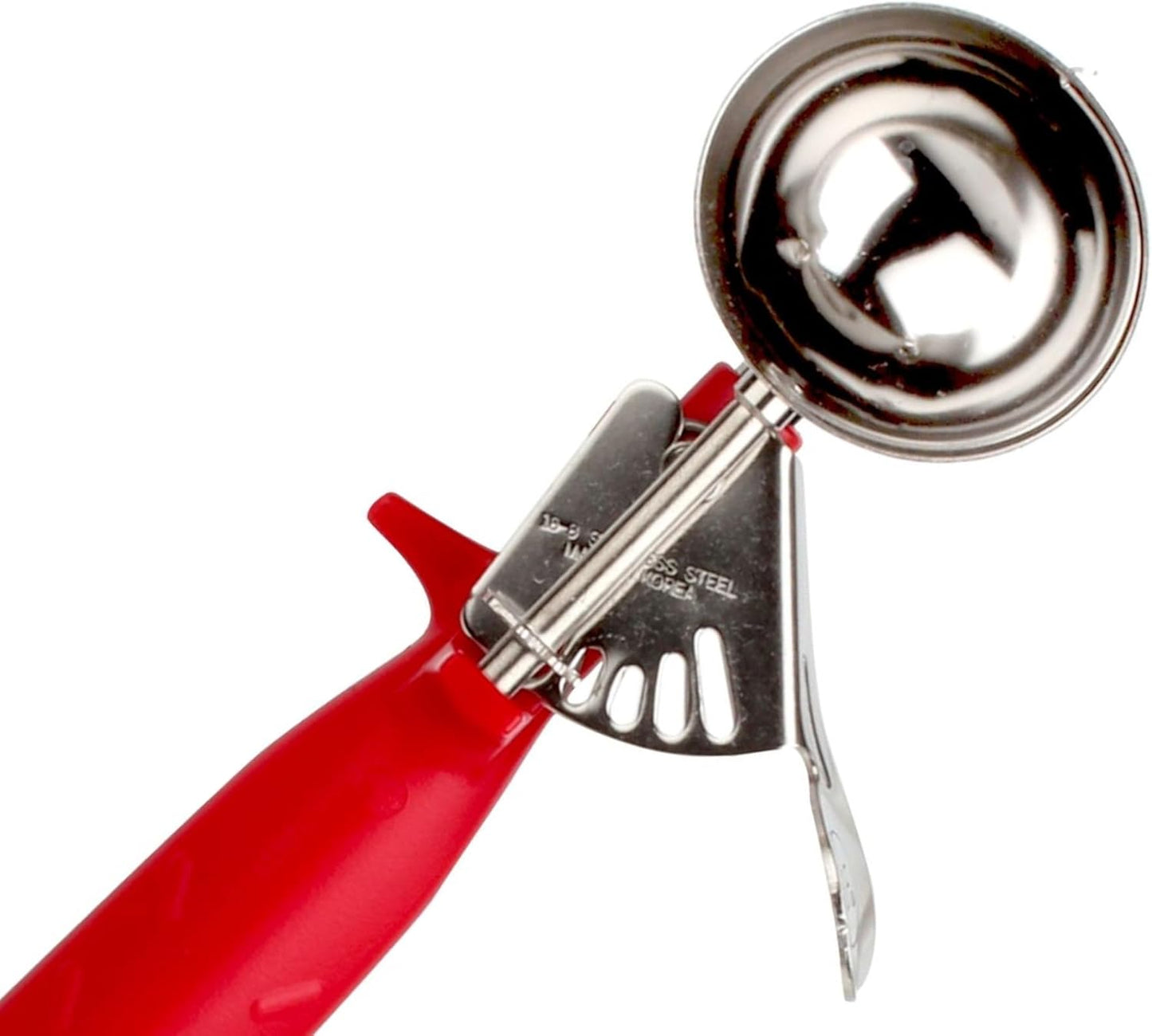 Disher Stainless Steel with Triangle Handle - Cookie Scooper for Baking Cookie Scoops For Portion Control Scoop Cupcake Batter Ice Cream Frozen Yogurt Gelatos
