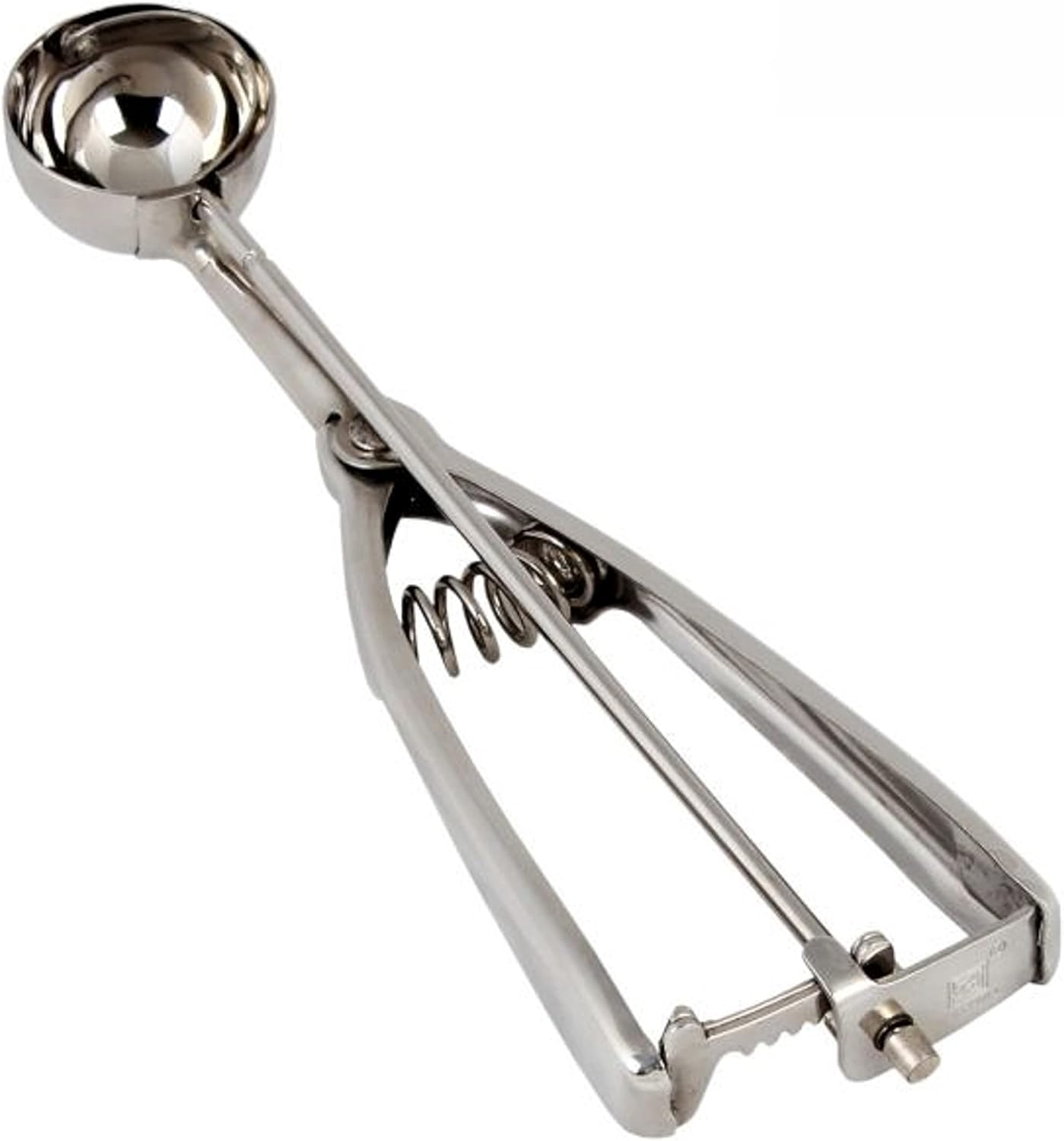 Oval Portion Scoop Disher with Twin Grip Handle Stainless Steel- Cookie Scooper for Baking Cookie Scoops For Portion Control Scoop Cookie Dough Cupcake Batter Ice Cream