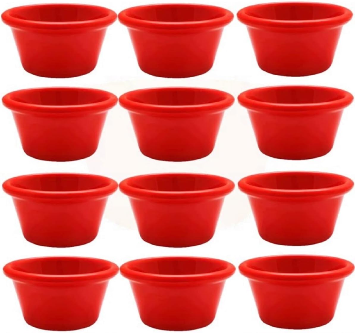 Smooth Ramekin Melamine - Plastic Ramekin Dipping Sauce Cup Portion Dipping Sauce Cups Individual Condiment cups For Catering Kitchen Restaurant