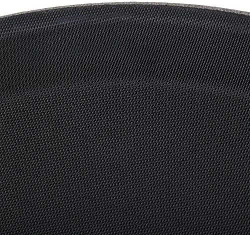 Round Non-Slip Serving Trays Black Restaurant Serving Tray Rubber Lined Serving Tray Serving Coffee Appetizer Breakfast Perfect for Kitchen Café Hotel and Restaurants