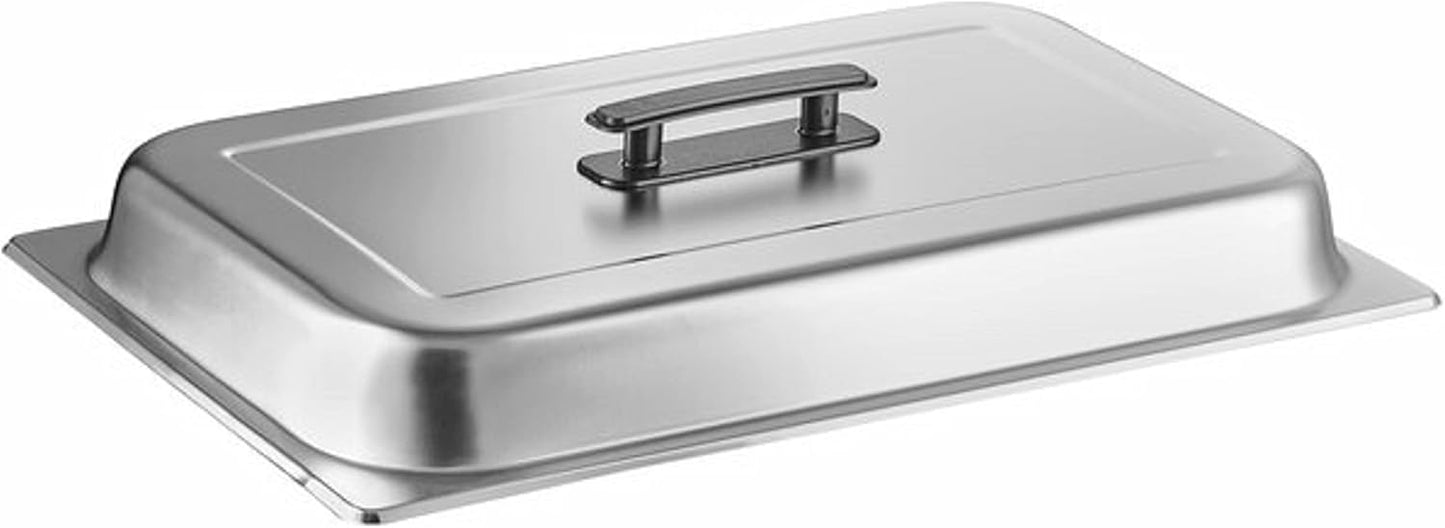 8 Qt. Full Size Stainless Steel Dome/Chafer Cover with Handle- Chafers and Buffet Warmer Cover for Catering Event Party Holiday Buffet Weddings Catering