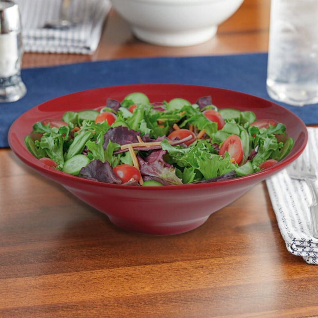 Salad Bowl Passion Melamine - Dishwasher Safe Break-Resistant Serving Bowl Soup Bowl for Salads Rice Pasta Dessert Side Home Kitchen Restaurants