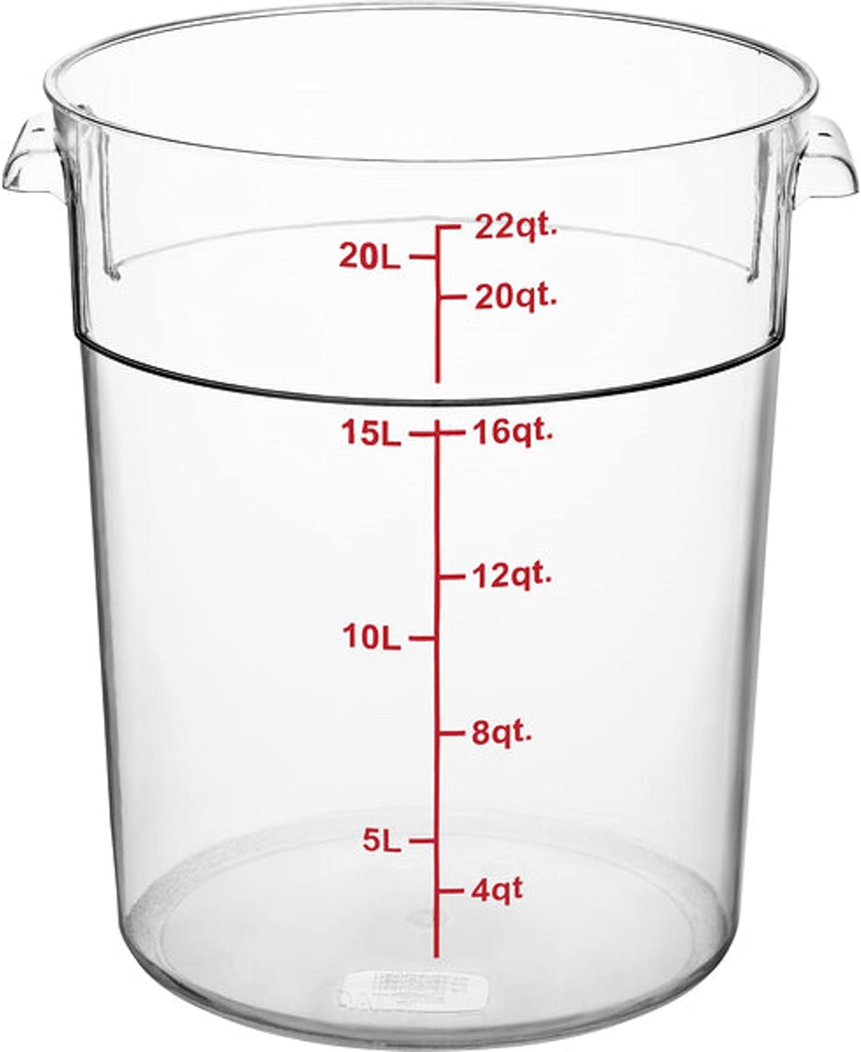 Clear Round Container Lid for Round Polycarbonate Food Storage Container for Food Storage Container Meal Prep Containers Reusable Kitchen Organization