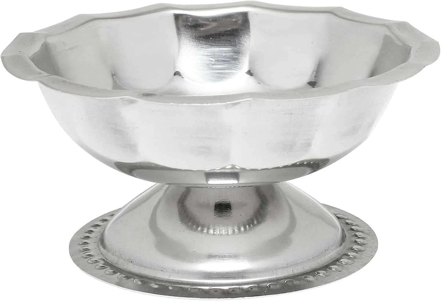 Stainless Steel Footed Sherbet Dish Mirror Finished Set of 2- Ice Cream Cups Dessert Bowls Perfect for Dessert Sundae Ice Cream Fruit
