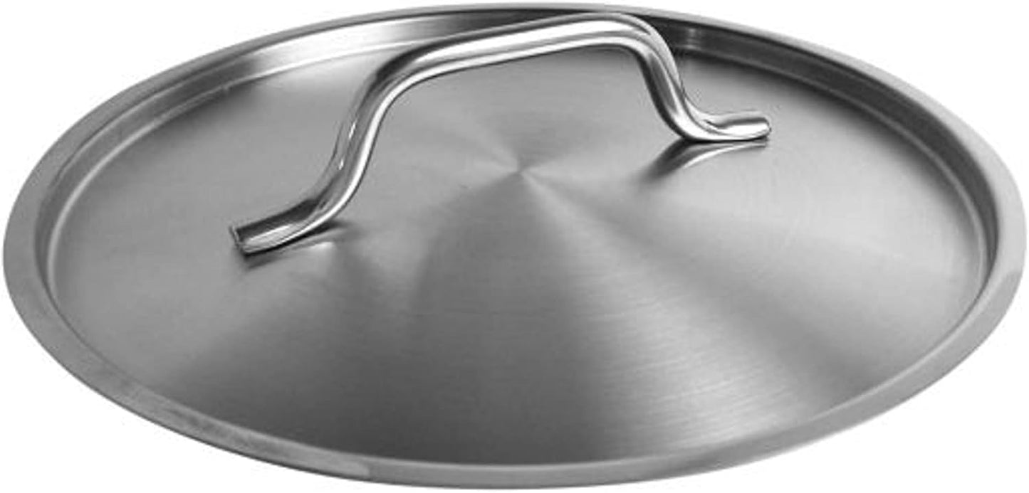 Stainless Steel Stock Pot Lid- Heavy Duty Stock Pot Cover Stew Pot Simmering Pot Soup Pot Lid for Soup Pasta Vegetable Oven Safe & NSF Certified