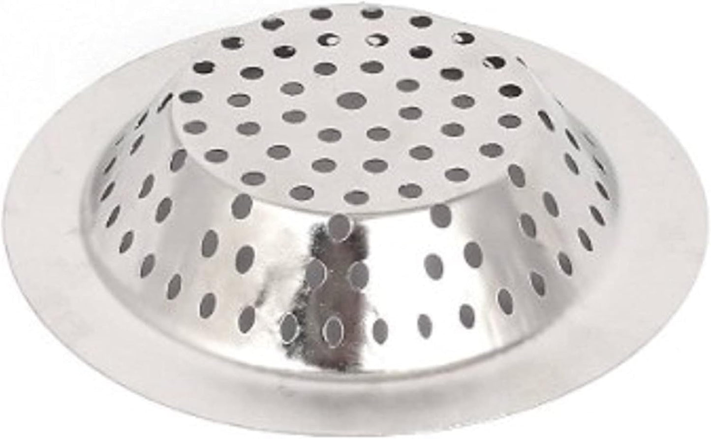 3-1/2” Stainless Steel Sink Strainer - Kitchen Strainer Kitchen Sink Drain Strainer Hair Catcher for Bathroom Sink Utility Slop Laundry