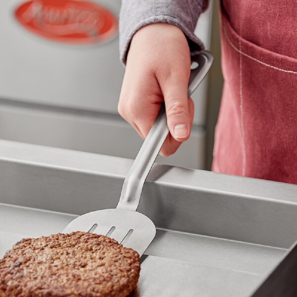 6" Stainless Steel Pancake Turner- Griddle Scraper Spatula Pancake Flipper Hamburger Turner for Outdoor Barbecue Turners Tools Food Service Home Restaurants